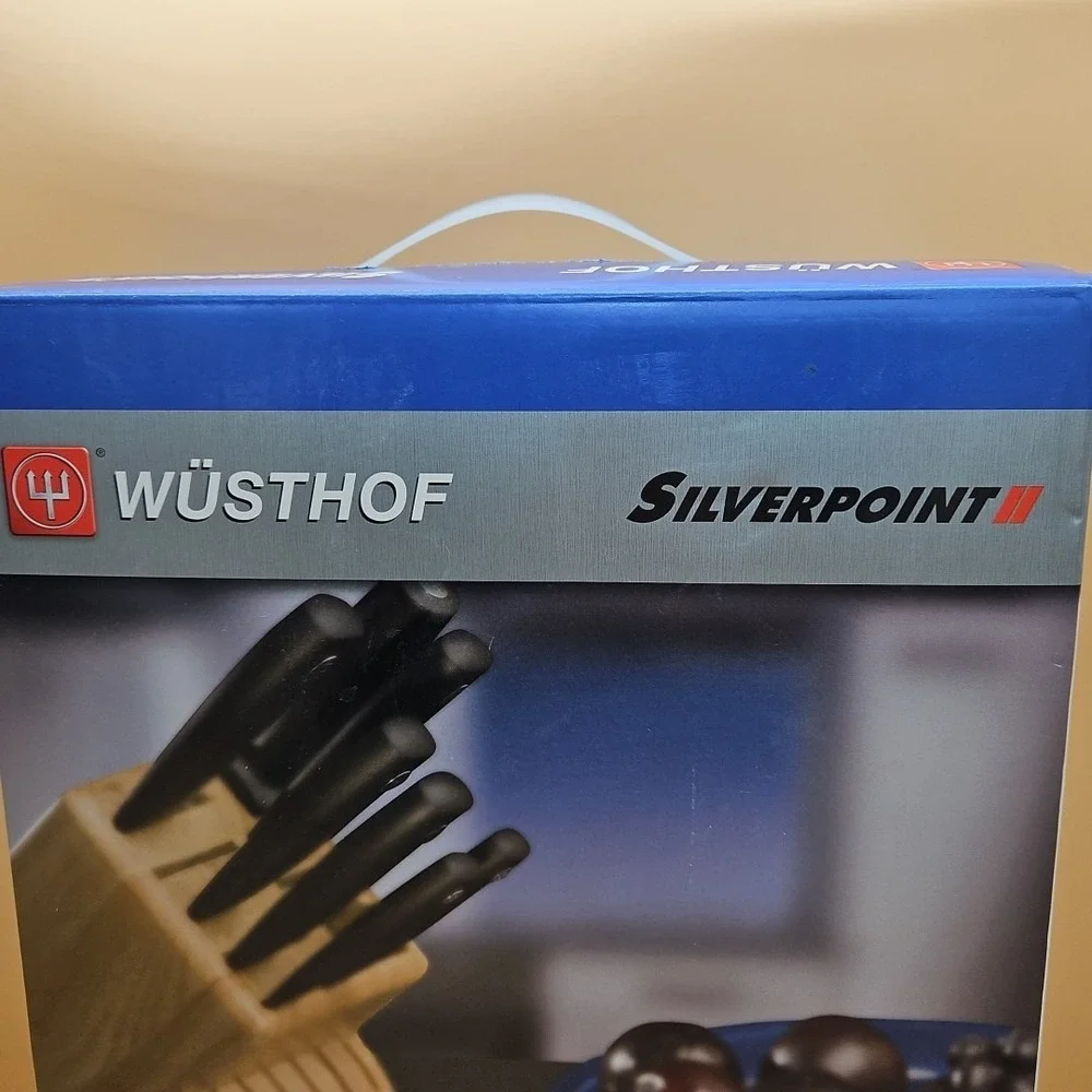 Wusthof Silverpoint 2 Knife Block Set 14 Piece #1577D BRAND NEW Made In Germany